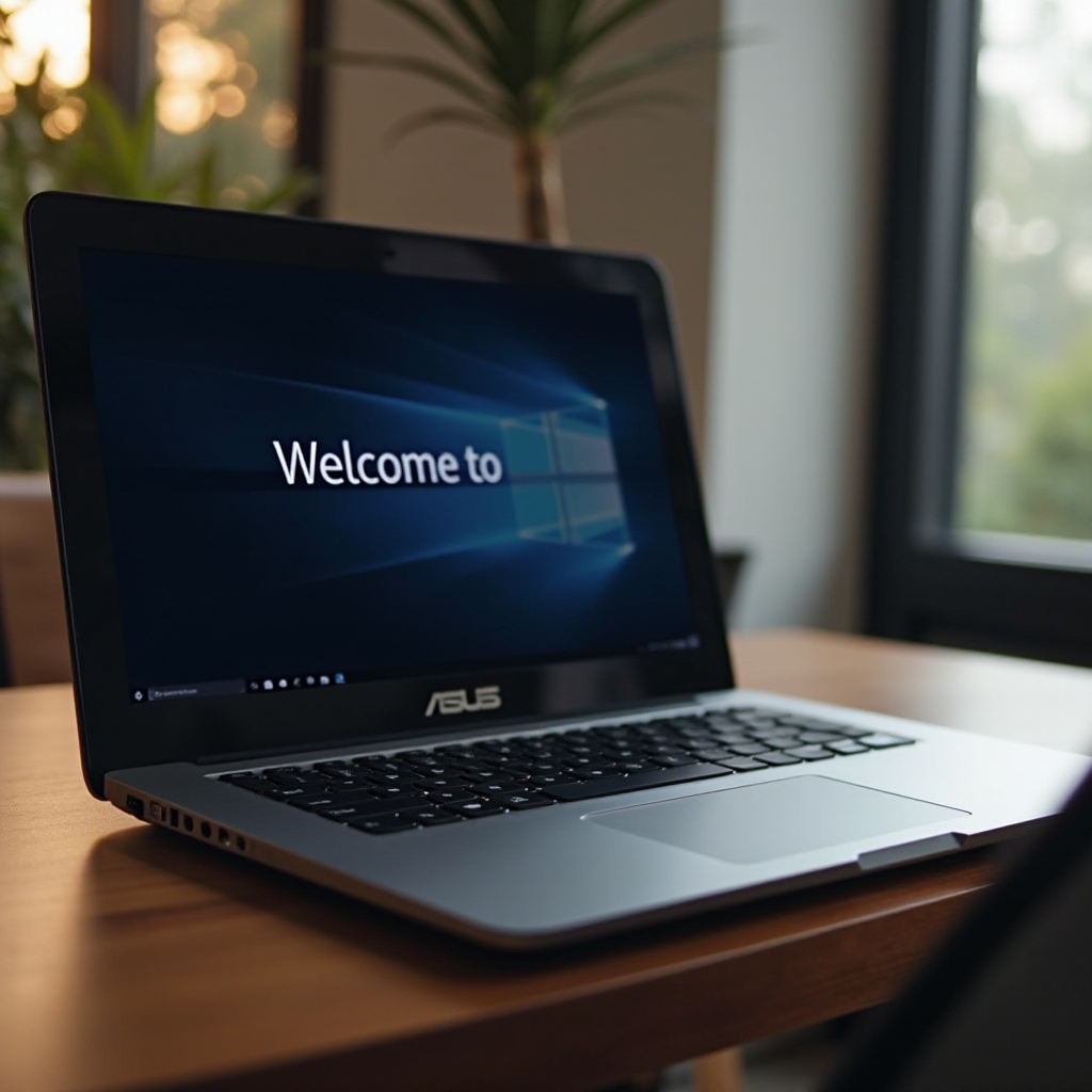 come accendere un laptop Asus