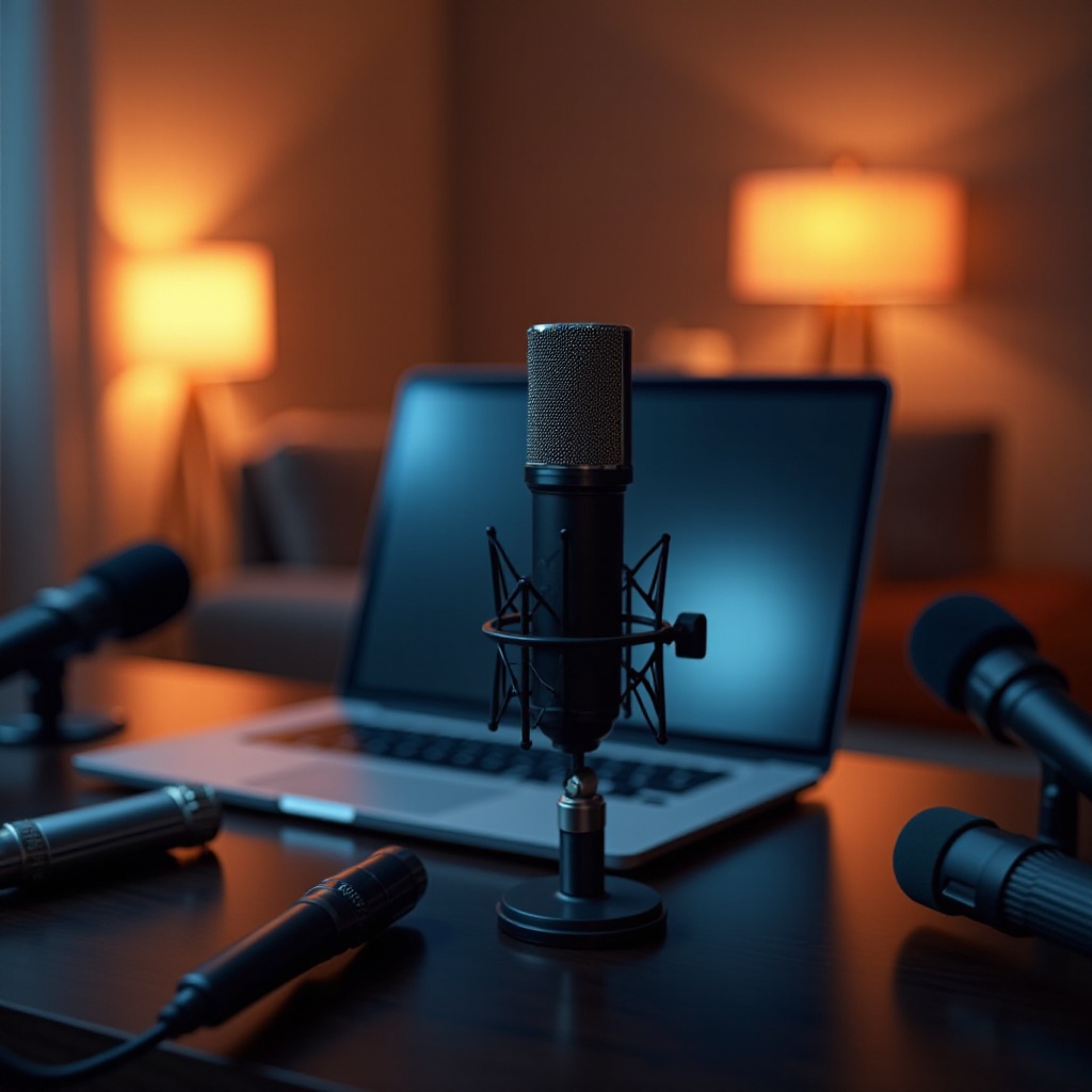 microfono per la registrazione su laptop