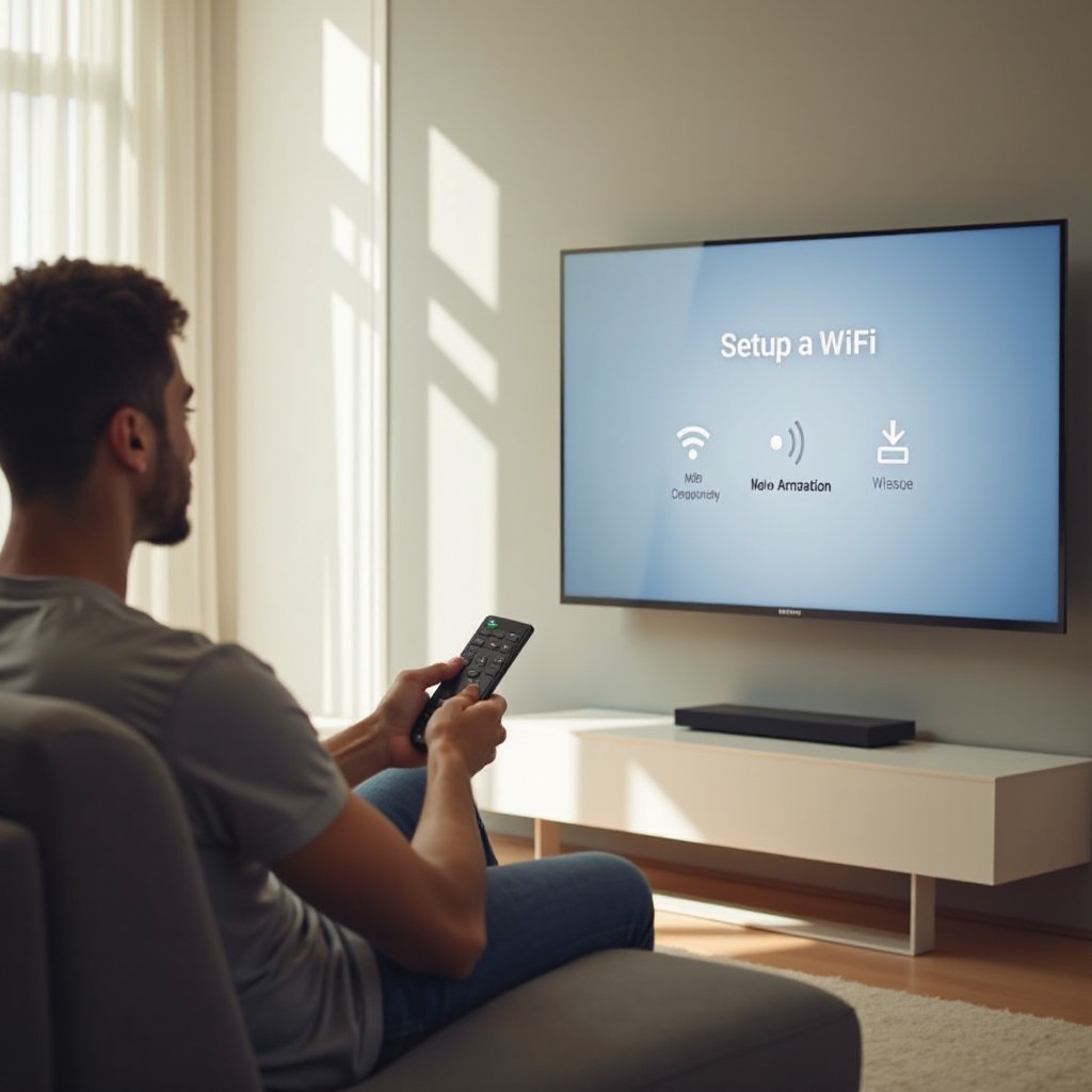configurazione della TV Smart Samsung wireless
